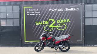 Motorower Barton 49CC Sprint RS 50 czarnoczerwony  prezentacja pojazdu salon2kolka [upl. by Sairahcaz]