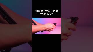 There are so many accessories this microphone kit has But how to install itfifine voiceover [upl. by Yennep118]