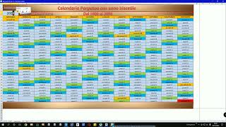 Calendario perpetuo con anno bisestile automatico [upl. by Quinton]