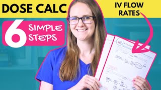 ACE Your IV Flow Rate Dosage Calculations  IV Drip Rate Practice Problems [upl. by Aneerbas]