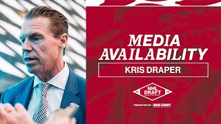 Kris Draper 2024 NHL Draft Day 1  June 28 2024 [upl. by Nasho]