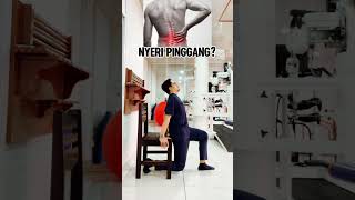 Nyeri pinggang lakukan stretching ini drpras backpain lowbackpain [upl. by Ranee]