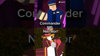 TDS Commander vs Narrator roblox tds towerdefensesimulator [upl. by Rann]