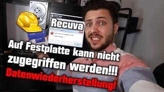 Auf Festplatte kann nicht zugegriffen werden 😨 Recuva Datenwiederherstellung feat UGREEN NASync [upl. by Alon]