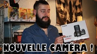 NOUVELLE CAMÉRA  CANON EOS 80D [upl. by Eecyaj]