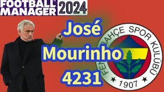 Play like Jose Mourinhos Fenerbahce4231 best fm24 tacticsfootball manger 2024 tactics [upl. by Lida]