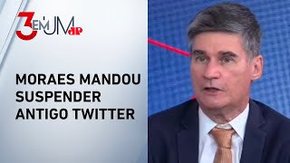 Piperno comenta saída do X no Brasil e Musk “Há total antagonismo dele com ministro do STF” [upl. by Cristi334]