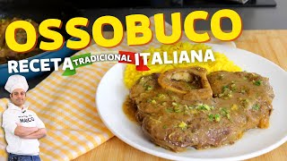 Osobuco a la milanesa receta italiana tradicional con arroz amarillo 🟡 ossobuco 🟡 [upl. by Eissed224]