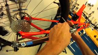 How to Build a Bike  Part 6 of 12 Derailleur Hanger Alignment [upl. by Aryl885]