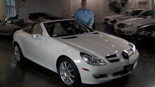 2008 MercedesBenz SLK350 Convertible  7Speed Heating Pkg Airscarf Satellite Radio  23331 mi [upl. by Ferino]