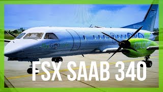 FSX Steam Carenado SAAB 340  ColdampDark Startup German [upl. by Landahl]