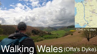 Walking Wales Offas Dyke  177mi in twelve days [upl. by Karen]