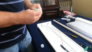 How to wire 4ft led lights [upl. by Enilamme]