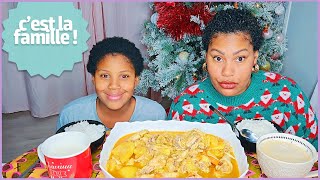 CHICKEN STEW VEGGIES RICE MUKBANG  courrier du cœur 136 [upl. by Arama]