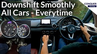 Easiest Way to Downshift Smoothly  Works in Every Manual Car [upl. by Salvadore]