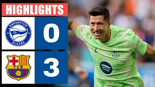 🔴 Resumen  Deportivo Alavés vs Barcelona 0  3  HIGHLIGHTS  LaLiga 202425 [upl. by Nye810]