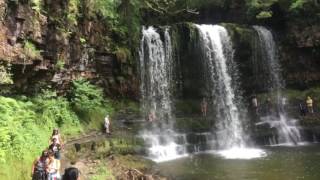 Four Falls Trail Waterfalls in Brecon Beacons National Park South Wales [upl. by Eugene]