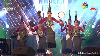 Hojagiri Dance  Tripura  NorthEast Festival2022 [upl. by Hpejsoj]