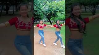 Loshi ft geethmi ♥️ short dance like commets share subscribe moreviews [upl. by Nodnil646]