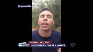 HOMEM ESCAPA DO TRIBUNAL DO CRIME  BRASIL URGENTE [upl. by Dever]