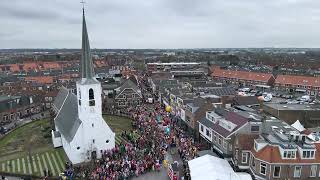 Dronevideo met een Blik van bovenaf op die enige echte onvervalste Noordwijkerhoutse Wals [upl. by Atiuqa]