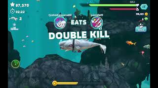 Unlocking Melville Skin in Hungry Shark Evolution Ep  126 hungrysharkevolution hungryshark hse [upl. by Harbert199]