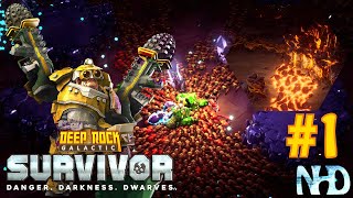 Lets Play Deep Rock Galactic Survivor Main Mission Magma Core  Driller 1 [upl. by Drannek208]