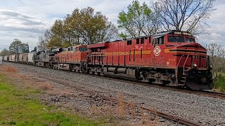 NS 8114 the original Norfork Southern heritage unit leads NS 15R at Rockton SC by the SCRM [upl. by Arbua252]