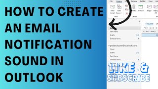 How To Create An Email Notification Sound In Outlook [upl. by Einhorn]