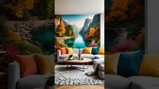 Breathtaking accent walls in living room Ideas [upl. by Anaizit]