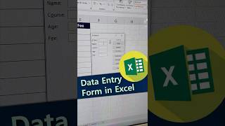 💥😎 Data Entry Form in Excel 🔥 Excel Time Saving Tricks ytshorts ytviral shorts excel computer [upl. by Garber472]