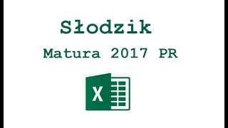 Zadanie Słodzik Matura z informatyki 2017 poziom rozszerzony [upl. by Koehler]