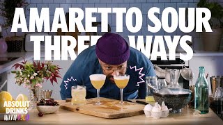 Amaretto Sour  Classic Vegan amp Reverse DryShake  Absolut Drinks With Rico [upl. by Jaquelin]