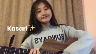 Kasari Yabesh Thapa  short cover  female cover [upl. by Blasius713]