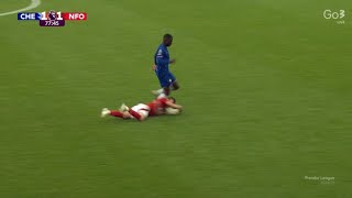 James WardProwse RED CARD AFTER HANDBALL VS Chelsea v Nottingham Forest 11 WardProwse RED CARD [upl. by Kehsihba11]