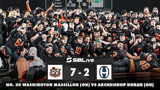 WASHINGTON MASSILLON WINS DEFENSIVE DOG FIGHT TO CLAIM FIRST STATE TITLE IN OVER HALF A CENTURY 🏈 [upl. by Ame]