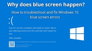 How to troubleshoot and fix Windows 10 blue screen errors  What is the reason for blue dump error [upl. by Ribaudo]