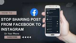 How to Stop Sharing Facebook Post to Instagram [upl. by Ajam]