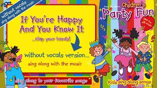 Kidzone  If Youre Happy And You Know It Backing Track [upl. by Ahsinod689]