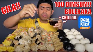 PERTAMA KALI MAKAN 100 BIJI DIMSUM [upl. by Cassiani785]