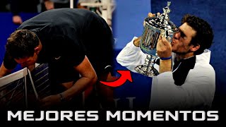 Los 5 mejores momentos de Juan Martin Del Potro [upl. by Buskirk]