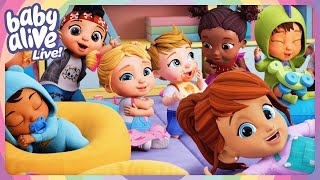 LIVE The Babies And Charlie Playgroup Adventures 👶 🔴 Baby Alive Season 4 [upl. by Thesda]