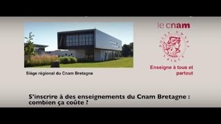 Sinscrire à des enseignements du Cnam  combien ça coûte [upl. by Unity]