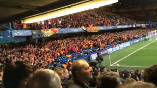 Galatasaray Üçlü Stamford Bridgede maç başladığında Galatasaray bounce  Stamford Bridge kick off [upl. by Candice]