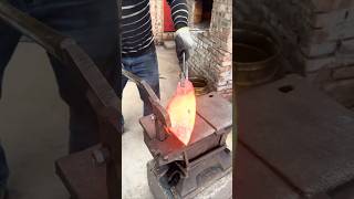 Butcher knife quenching cutting and stamping process [upl. by Mensch473]