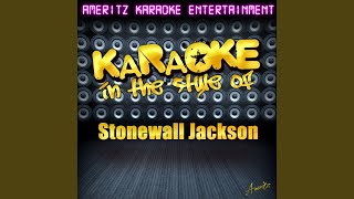 Waterloo In the Style of Stonewall Jackson Karaoke Version [upl. by Niatsirhc167]