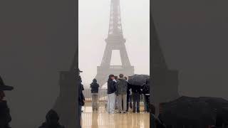 QUANDO NEVA TROCADERO DE PARIS FICA ASSIM… guiaemparis fotografoemparis parisdomeujeito paris [upl. by Analat391]