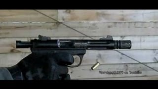 Ruger 2245 lite with amp without A2 flash hider 600 framessec [upl. by Washko]