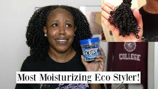 Most MOISTURIZING Eco  Eco Styler Curl Activator with Aloe Vera Review  Demo [upl. by Ecyarg]