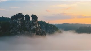 Inspiration Caspar David Friedrich  Sächsische Schweiz  Elbsandsteingebirge [upl. by Adehsar]